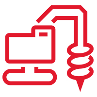 Geotech Icon red
