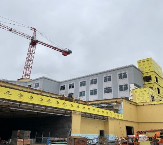 Lutheran Downtown Hospital under construction